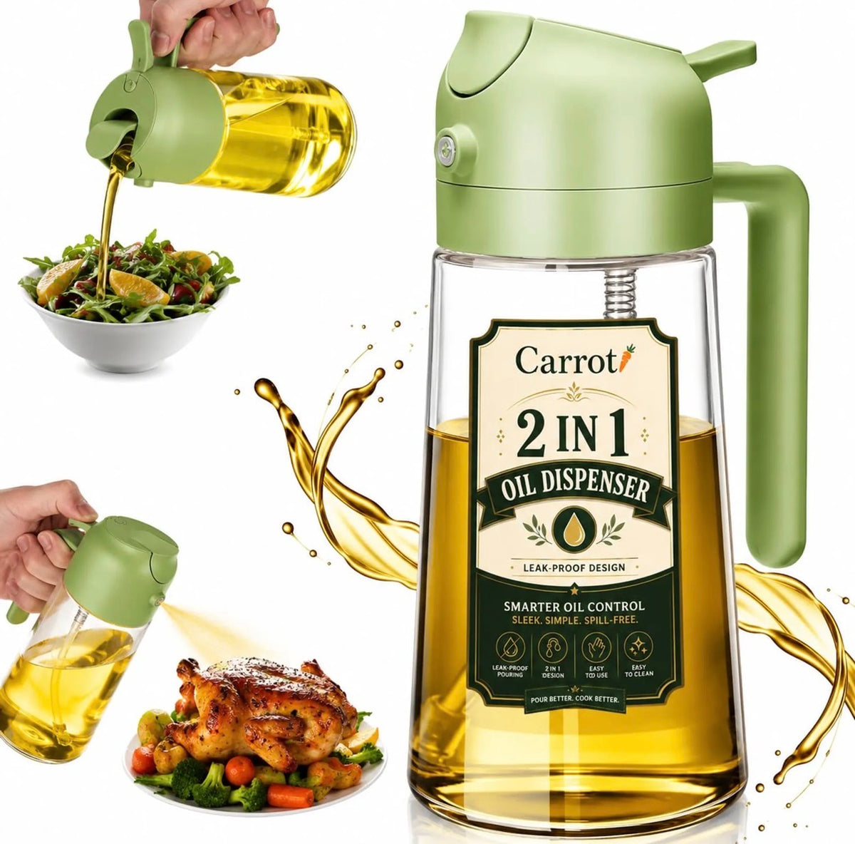 2 in 1 oil dispensor
