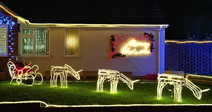 Led Rope Light 3 Meters Super HighGlow Warm Color Not Comes With Back Side Tape Candle (Yellow, Pack of 1)